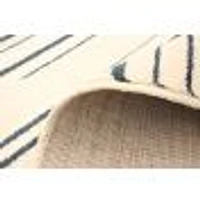 Linear Cream-Grey Rug