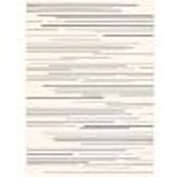 Linear Cream-Grey Rug