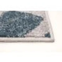 Feuilles Silver-Grey Rug