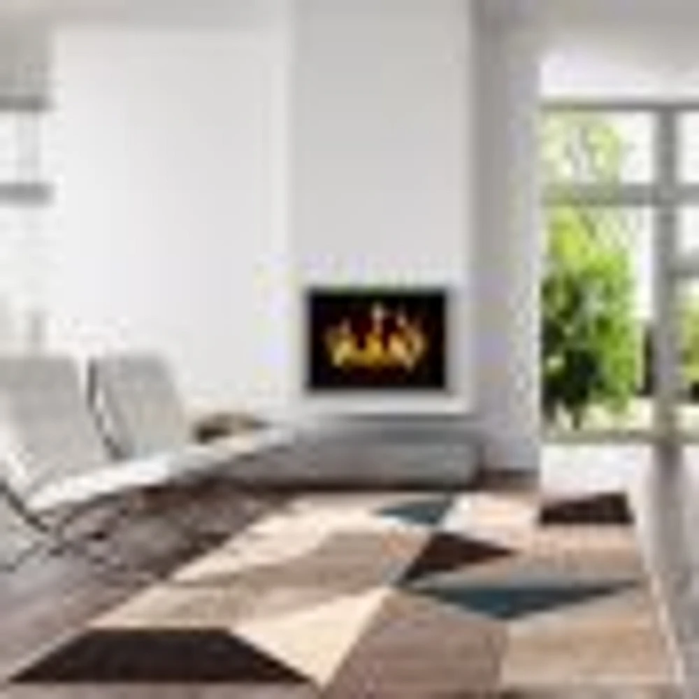 Luxor Grey/Blue Rug