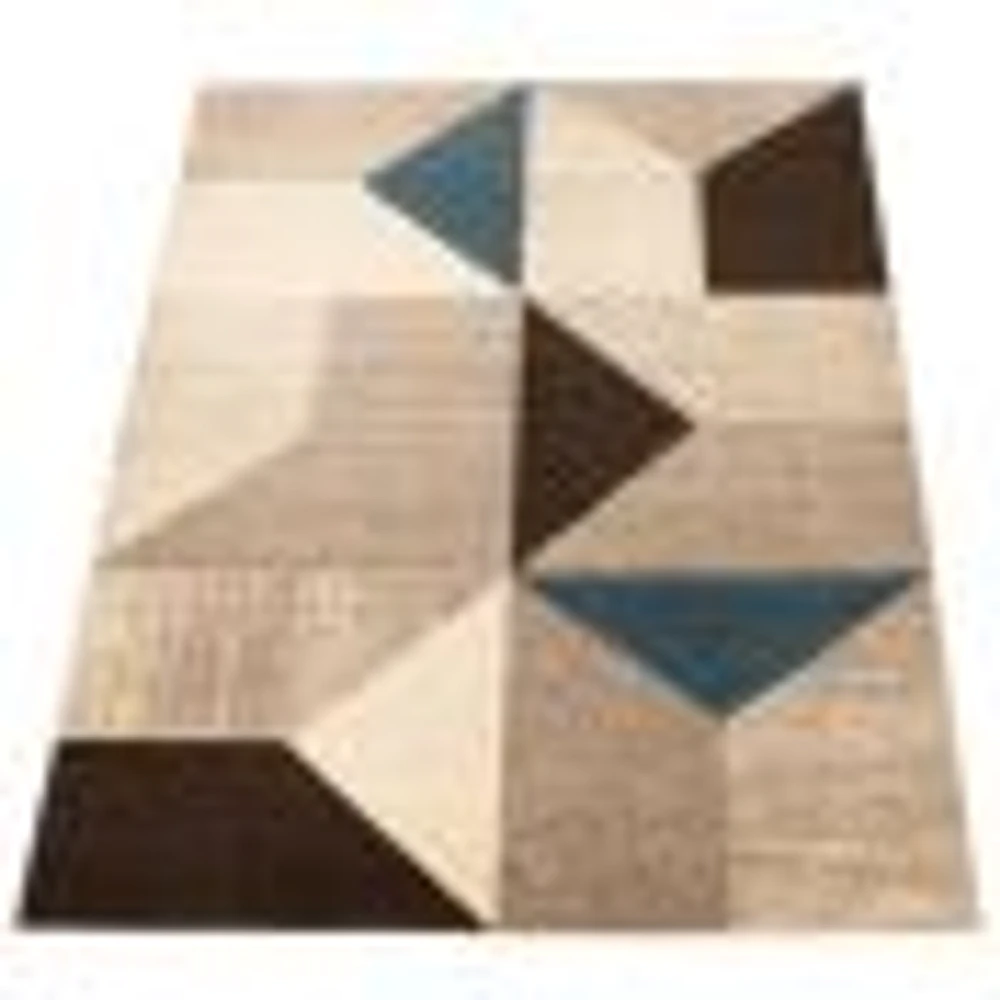 Luxor Grey/Blue Rug