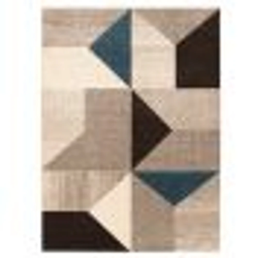 Luxor Grey/Blue Rug