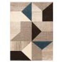 Luxor Grey/Blue Rug
