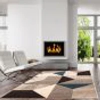 Luxor Grey/Blue Rug