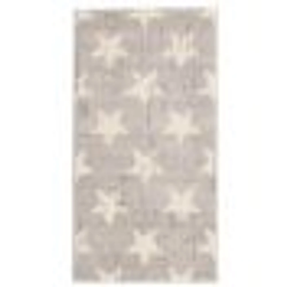 Stars Light Grey Rug