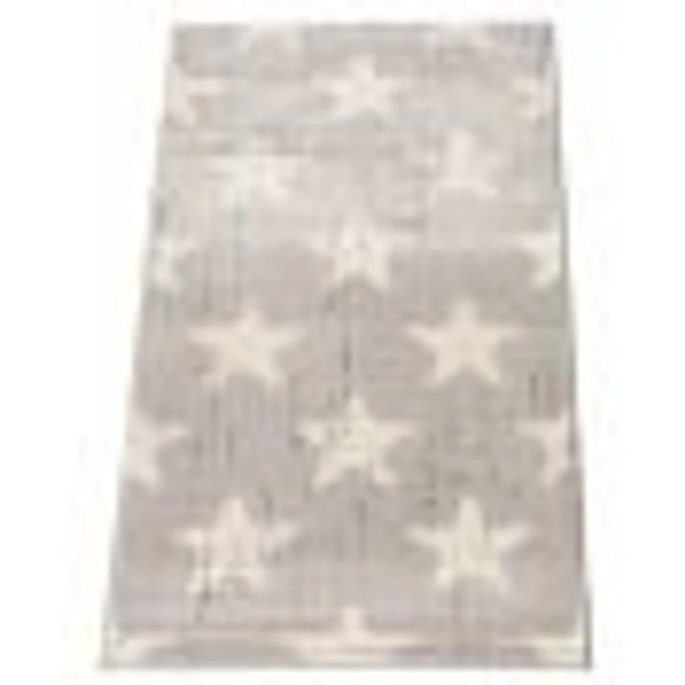 Stars Light Grey Rug
