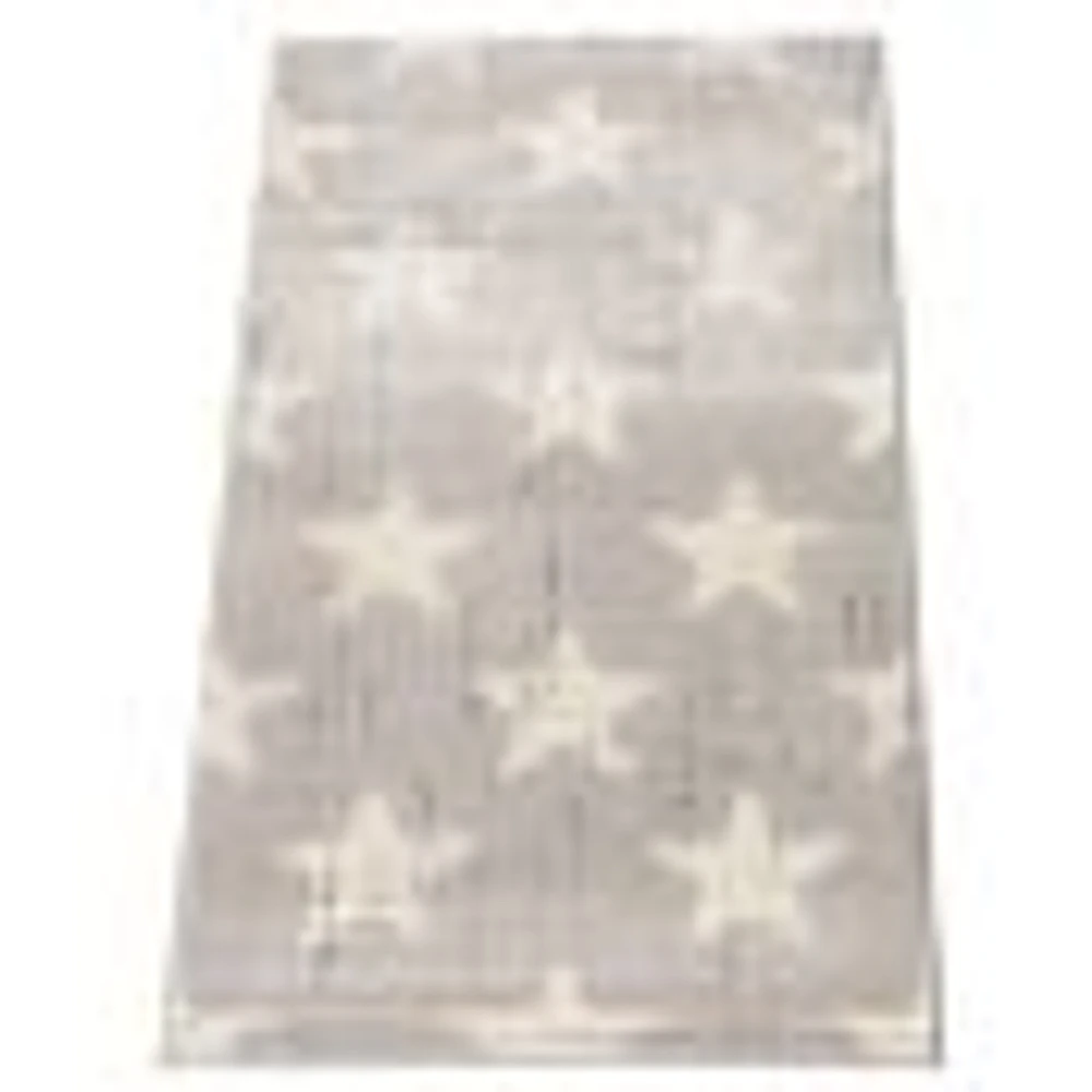 Stars Light Grey Rug