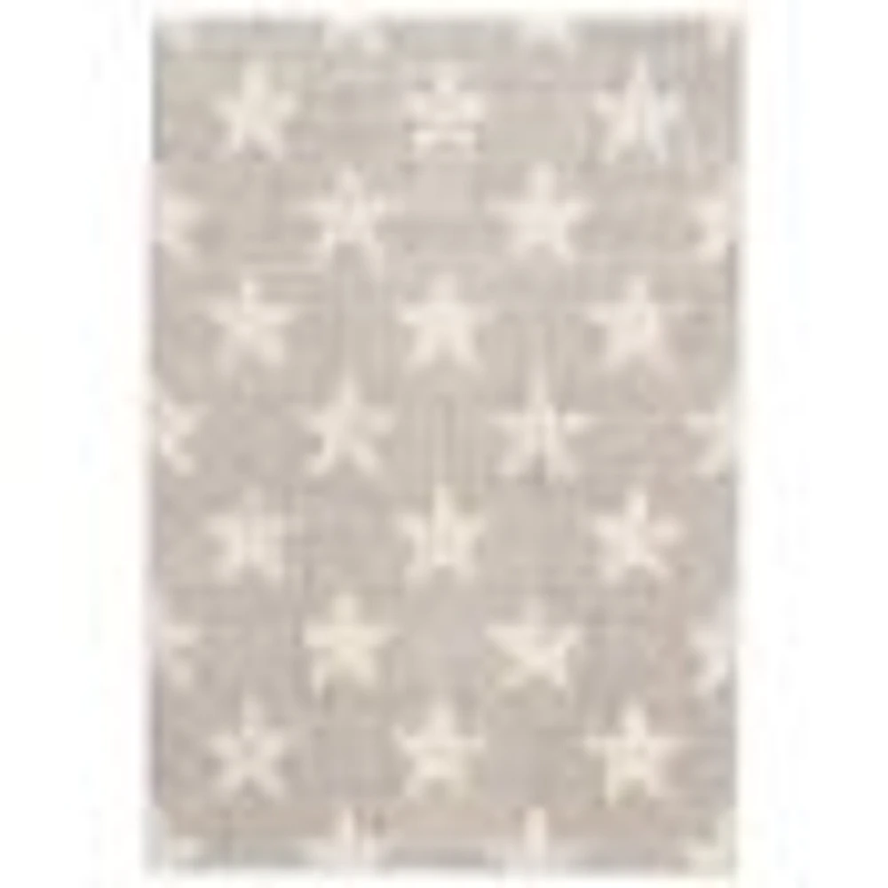 Stars Light Grey Rug