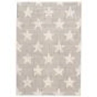 Stars Light Grey Rug