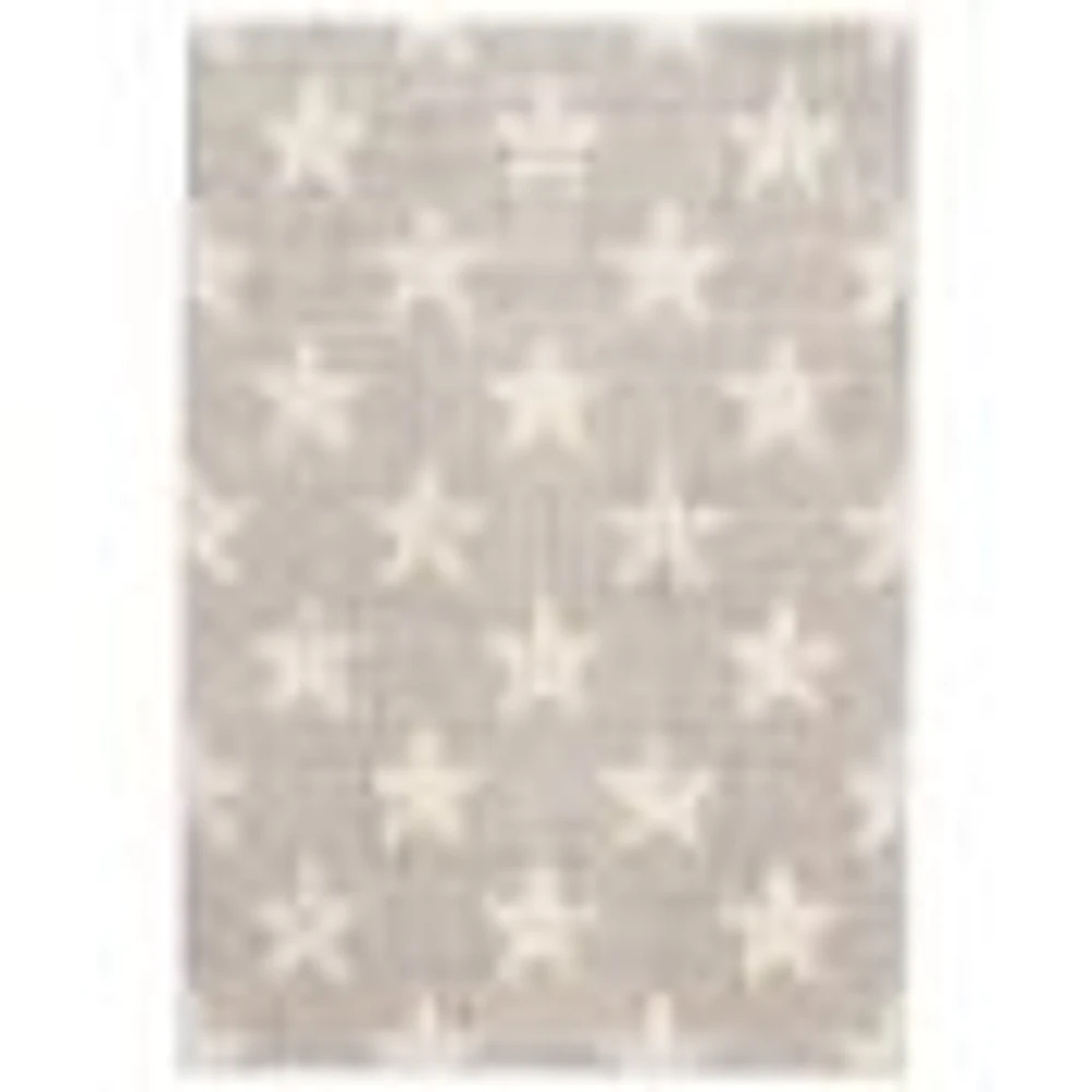 Stars Light Grey Rug