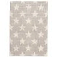 Stars Light Grey Rug