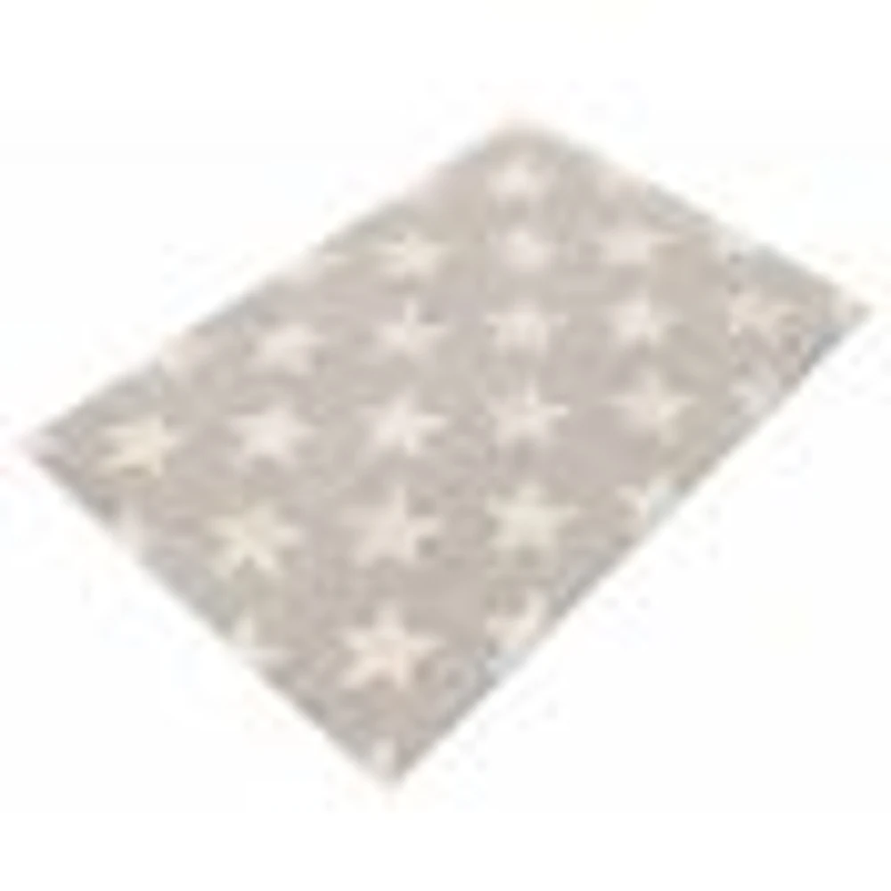 Stars Light Grey Rug