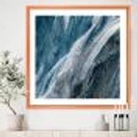 Toile « Splash Blue Indigo »