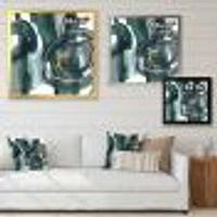 Indigo and Gold III  Canvas Wall Art Print