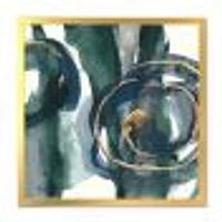 Indigo and Gold III  Canvas Wall Art Print
