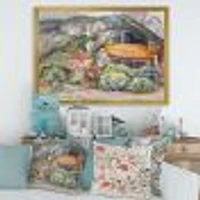 Greek Landscape off The Coast of Aegean Sea  Wall Art