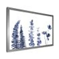 Navy Blue Eucalyptus I Wall Art