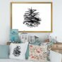 Conifer Cone Monochrome Wall Art