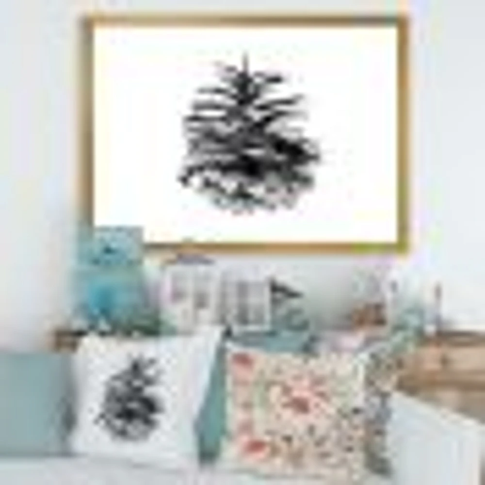 Conifer Cone Monochrome Wall Art