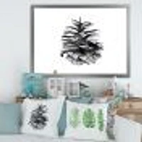 Conifer Cone Monochrome Wall Art