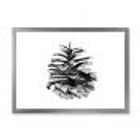 Conifer Cone Monochrome Wall Art