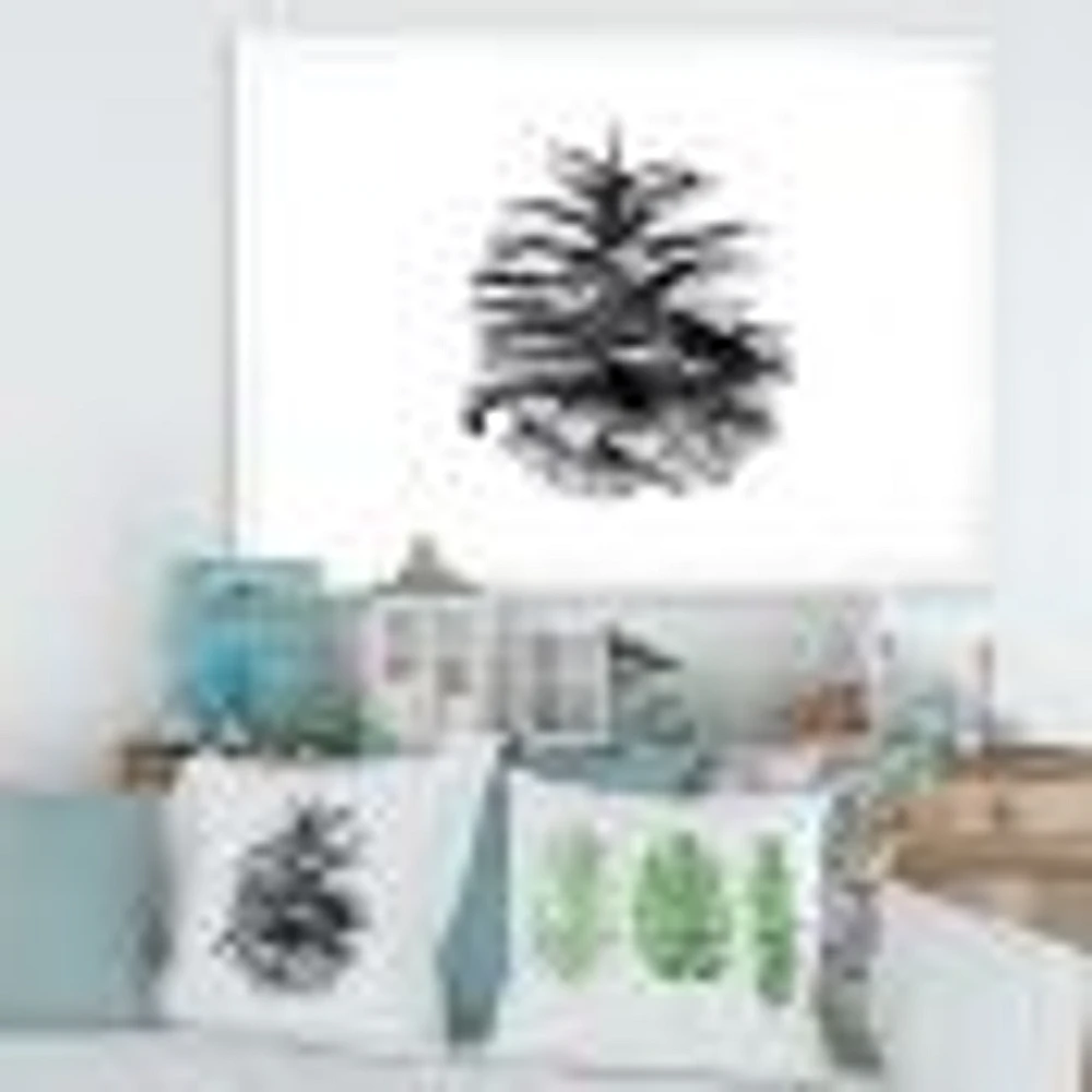 Conifer Cone Monochrome Wall Art