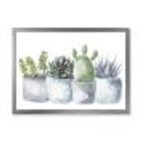 Cactus and Succulent House Plants I  Wall Art
