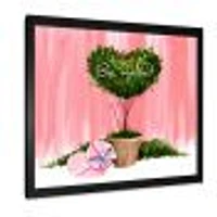 Toile « Heart Shaped Valentine House Plant »
