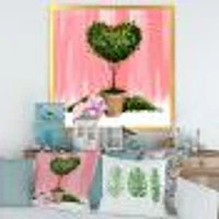 Toile « Heart Shaped Valentine House Plant »