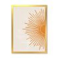 Orange Sun Print I  Canvas Wall Art