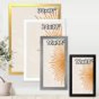 Orange Sun Print I  Canvas Wall Art