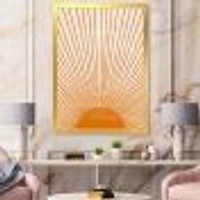 Orange Sun Print III  Wall Art
