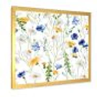 WildFlowers Chamomile and Clover Bell II  Wall Art
