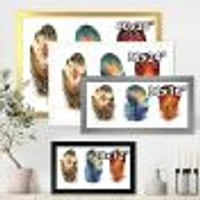 Colourful Boho Feather Set IX  Wall Art