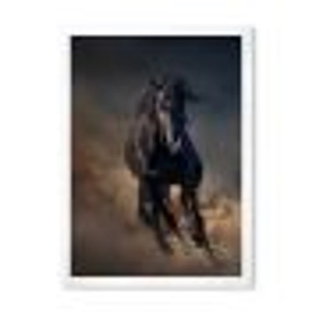 Portrait of Thoroughbred Nonius Stallion Horse I  Wall Art