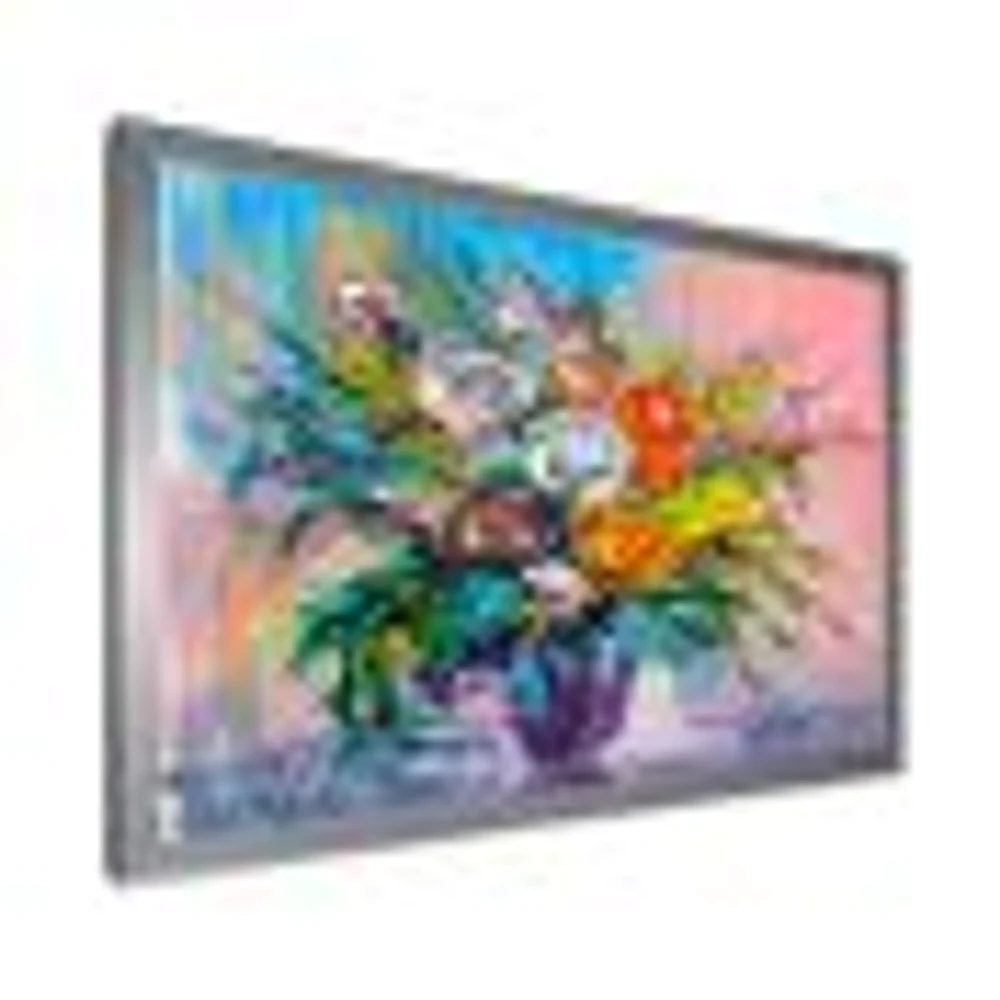 Bouquet of VIbrant Flowers Wall Art