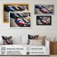 American Race Car Framed Wall Art