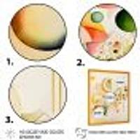 Yellow Multi Shape II Wall Art