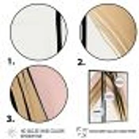 Minimalism Pink And Gold Cubic Fusion IX Wall Art