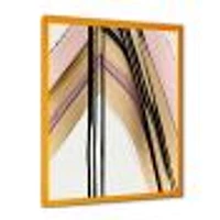 Minimalism Pink And Gold Cubic Fusion IX Wall Art