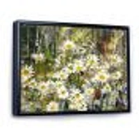 Daisies Flowers Under the Window  Wall Art