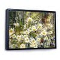 Daisies Flowers Under the Window  Wall Art