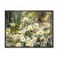 Daisies Flowers Under the Window  Wall Art