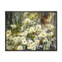 Daisies Flowers Under the Window  Wall Art