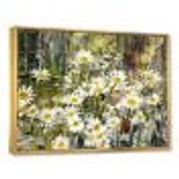 Daisies Flowers Under the Window  Wall Art