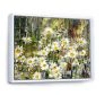Daisies Flowers Under the Window  Wall Art