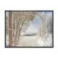Toile « Lake Winter Woods »