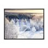 Beautiful Winter Panorama  Wall Art