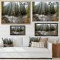 Mountain River Panorama  Wall Art