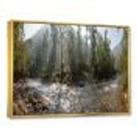 Mountain River Panorama  Wall Art